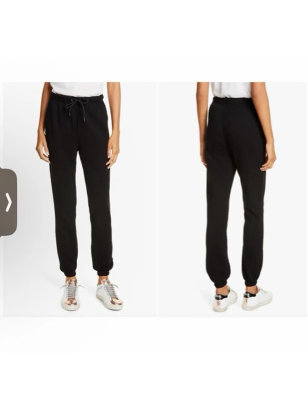 Cotton Citizen’s Womens Black Jogger Pants Size L - Picture 2 of 2